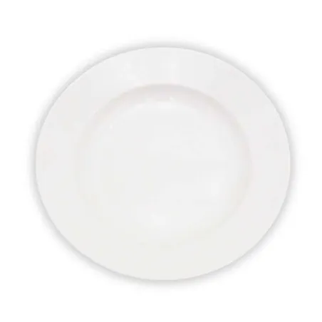 Plato para Sopa Leave de Porcelana 10.5 Pulgadas Blanco ARNI C1414