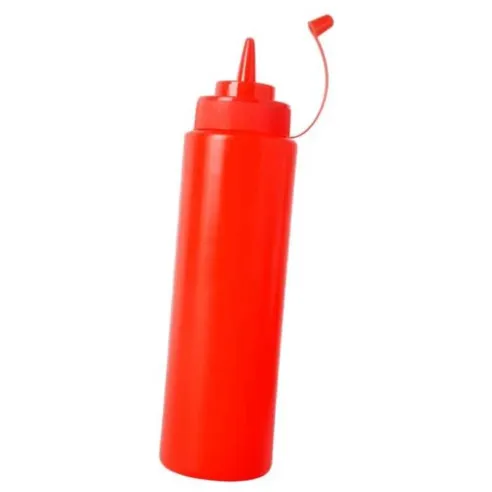 Botella de Salsas de Color Rojo de 710 Mililitros MASTER CHEF 6124-RE