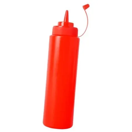 Botella de Salsas de Color Rojo de 710 Mililitros MASTER CHEF 6124-RE