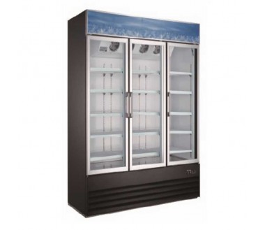 Refrigerador de 3 Puertas de Vidrio de 110V/60HZ U-STAR ND-SG1.9L3-HC