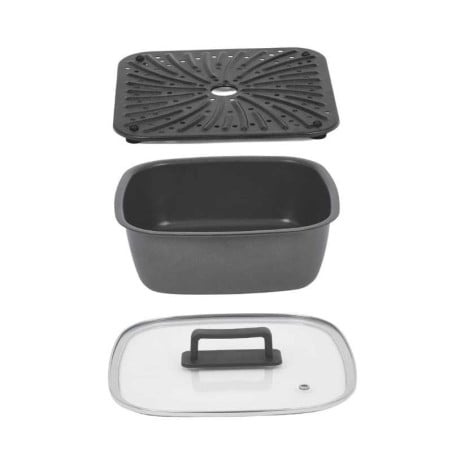 Freidora de Aire + Parrilla Digital de 5.6 Litros POWERXL MFC-AF-6C-LA
