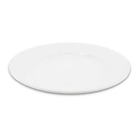 Plato Redondo de Porcelana Borde Ancho 9 Pulgadas Blanco CATER MAX 844