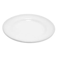 Plato Blanco con Borde Ancho de Melamina de 8 Pulgadas MASTER CHEF B026