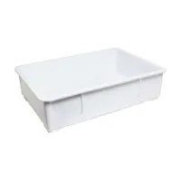Caja para Masa de Pizza de Polipropileno Apilable de 18 x 26 x 6 pulgadas THUNDER PLDB182606PP