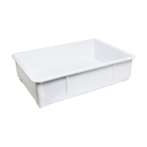 Caja para Masa de Pizza de Polipropileno Apilable de 18 x 26 x 6 pulgadas THUNDER PLDB182606PP
