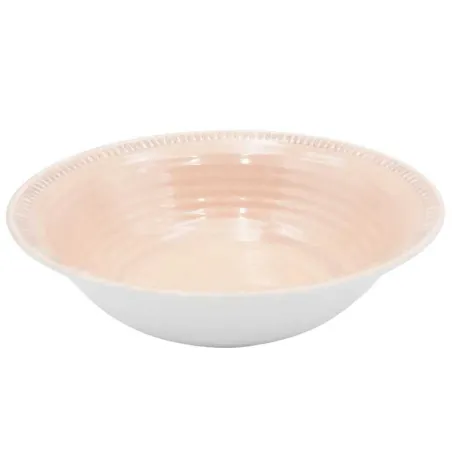 Bowl Redondo de Melamina de 8 Pulgadas de Color Crema MASTER CHEF C487-CR