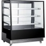 Vitrina Refrigerada Recta de 4 Niveles de 47.24 x 31.69 x 56.88 Pulgadas de Color Negro QUANTUM PRO VR-120