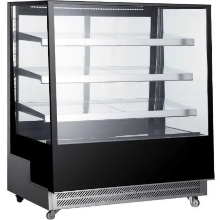 Vitrina Refrigerada Recta de 4 Niveles de 47.24 x 31.69 x 56.88 Pulgadas  de Color Negro QUANTUM PRO VR-120