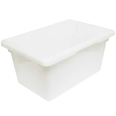Caja Blanca de Polipropileno de 12 x 18 x 9 Pulgadas, Capacidad de 4.75 Galones THUNDER PLFB121809PP