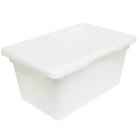 Caja Blanca de Polipropileno de 12 x 18 x 9 Pulgadas, Capacidad de 4.75 Galones THUNDER PLFB121809PP