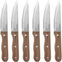 Cuchillos de Carne con Puno de Madera, Set de 6 Piezas CUISINART C55W-S6STK 2