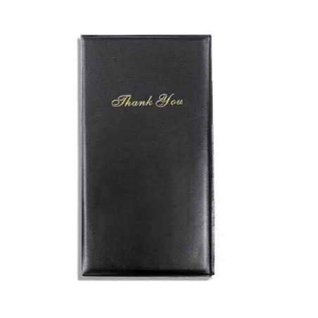 Porta Facturas de 9 x 5 Pulgadas, Color Negro  MASTER CHEF GCH-3BK