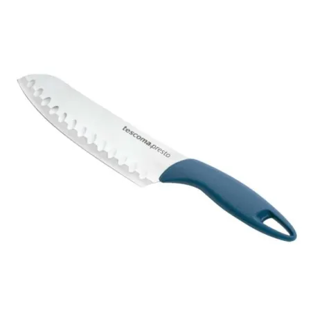 Cuchillo Santoku Presto 20 Centimetros Puno Azul TESCOMA 863049