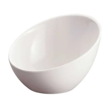 Bowl de Melamina de Color Blanco de 12.7 x 12.6 x 8.7 Centimetros MASTER CHEF C125