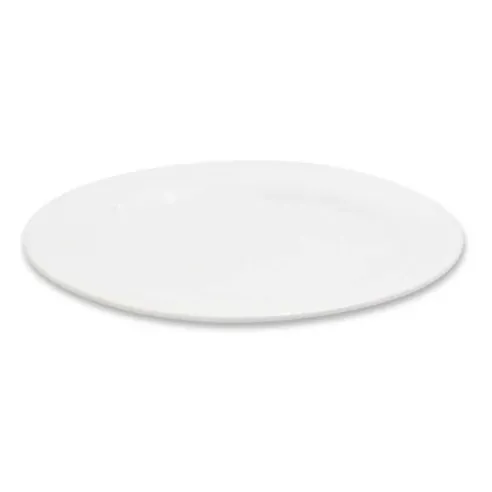 Platon Ovalado de Porcelana de Borde Delgado de 13.5 Pulgadas Blanco ARNI S6137