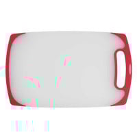 Tabla de  Picar Plastica de Color Blanco y Rojo de 13 Pulgadas CUISINART CPB-13SR