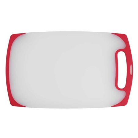 Tabla de  Picar Plastica de Color Blanco y Rojo de 13 Pulgadas CUISINART CPB-13SR