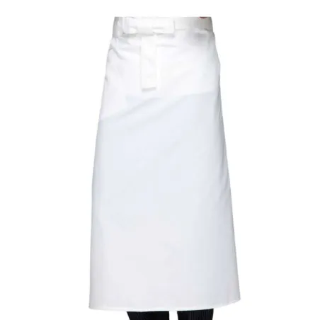 Delantal Ejecutivo Medio de Color Blanco CHECKEDOUT U316S0200A
