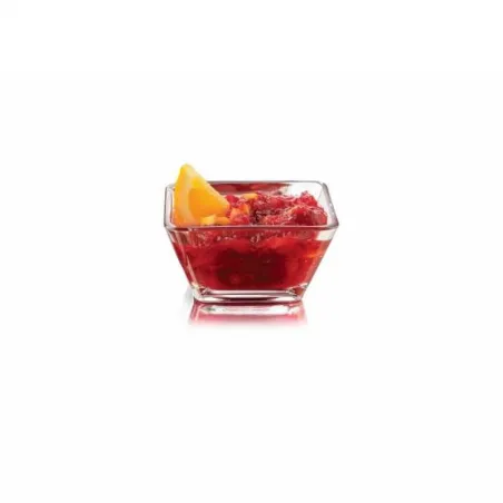 Bowl Cuadrado Mini Transparente Tempo de 7.5 Centimetros CRISA 5914/1700163