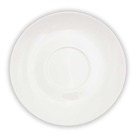 Plato para Taza Apilable de Porcelana 5.75 Pulgadas Blanco ARNI S2529