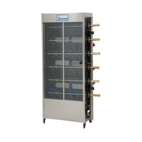 Asador para 30 Pollos a Gas de 110V/60HZ G-PANIZ AF 30