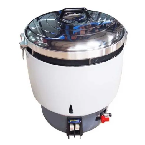 Olla Arrocera a Gas de Aluminio Fundido de 42 Tazas QUANTUM PRO GRC-10L