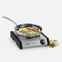 Plantilla Electrica de un Quemador de Acero Inoxidable CUISINART CB-30P1 2