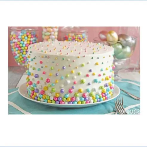 Confitillo Mini Perlas, 100 Gramos, Color Verde MAGIC COLORS 7443006084392