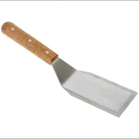 Espatula Hamburguesa 3 Filos, 5 x 3 Pulgadas, Puno Madera THUNDER SLTWHT003