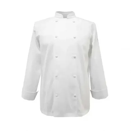 Gabacha Ejecutiva de Manga de 3/4 de Color Blanco Talla L CHECKEDOUT CU1120C0200AK-L