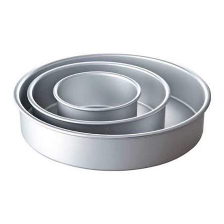 Molde de Aluminio Redondo de 12 x 5 Centimetros TIPS CAPA #12 / 5A