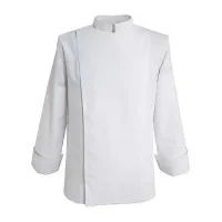 Gabacha Ice Cool de Manga Larga de Color Blanco Talla XL CHECKEDOUT CU1123C0200AK-XL