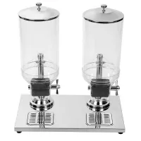 Dispensador de Cereal de 2 Compartimientos de 8 Litros MASTER CHEF 4650355