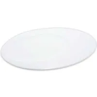 Plato Luna Ovalado de Porcelana 36 x 26 Centimetros Blanco CATER MAX 15069-1