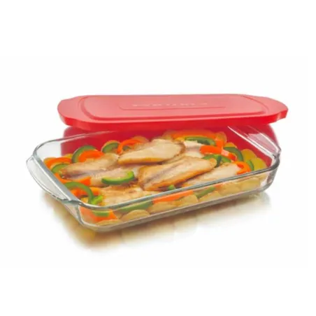 Refractario Rectangular con Tapa de 3.2 Litros CRISA B520/1715342