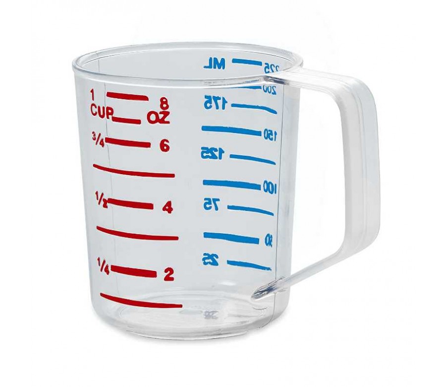 Las tazas transparentes para el café son muy prácticas porque así podemos  medir la cantidad de café y leche que usamos