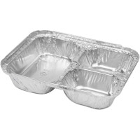 Molde de Aluminio Desechable de 3 Compartimentos HFA 2045-35-50