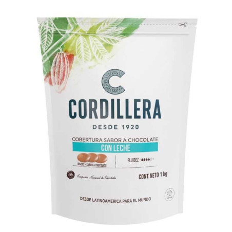 Cobertura de Chocolote con Leche de 1000 Gramos CORDILLERA 1055300
