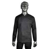 Gabacha Ejecutiva de Color Negro Talla L CHECKEDOUT CU104C0100F-L