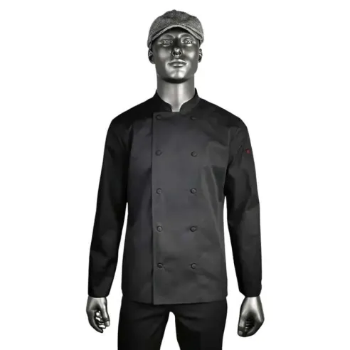 Gabacha Ejecutiva de Color Negro Talla L CHECKEDOUT CU104C0100F-L