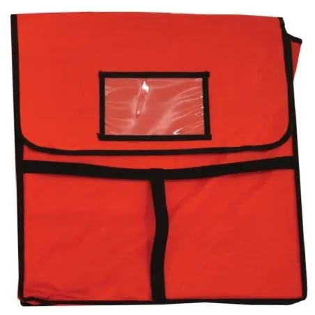 Bolsa para Pizza de 20 x 20 x 12 Pulgadas, Color Rojo MASTER CHEF IPDB-518RN