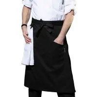 Delantal Medio de Color Negro CHECKEDOUT U302S0100A