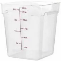 Contenedor Cuadrado de Policarbonato de 22 Litros THUNDER PLSFT022PC