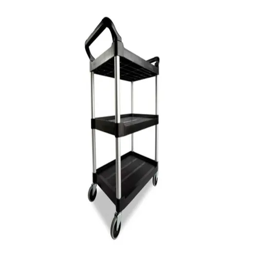 Carro Utilitario de 85 x 47 x 96 Centimetros de Color Negro RUBBERMAID FG342488BLA