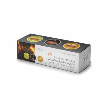 Frasco de Chips de Madera Natural Manzana, 6 Onzas OUTSET 76534