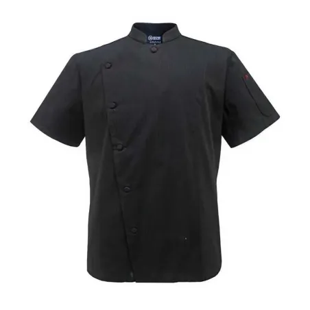 Gabacha Ice Cool de Manga Corta de Color Negro Talla M CHECKEDOUT CU1070D0100AE-M