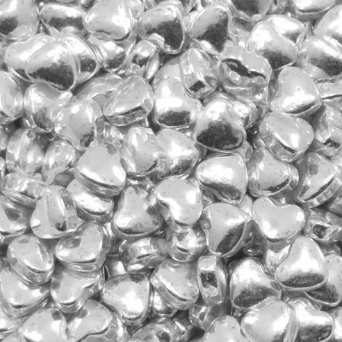 Confitillo Mini Silver Heart de 100 Gramos MAGIC COLORS 7443006011626