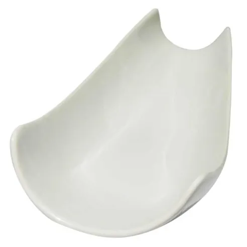 Bowl Rectangular de Porcelana con Forma de Canoa 26 x 13 Centimetros Blanco CATER MAX 15062-2
