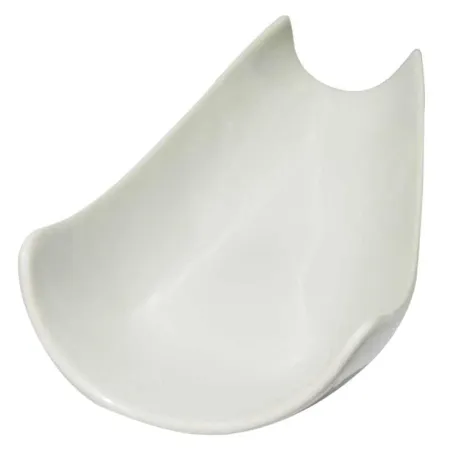 Bowl Rectangular de Porcelana con Forma de Canoa 26 x 13 Centimetros Blanco CATER MAX 15062-2