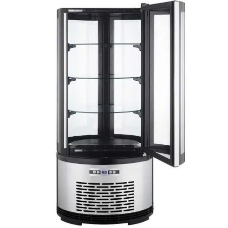 Vitrina Refrigerada Redonda de 3 Niveles de 48 x 103 Centimetros QUANTUM PRO RDC100